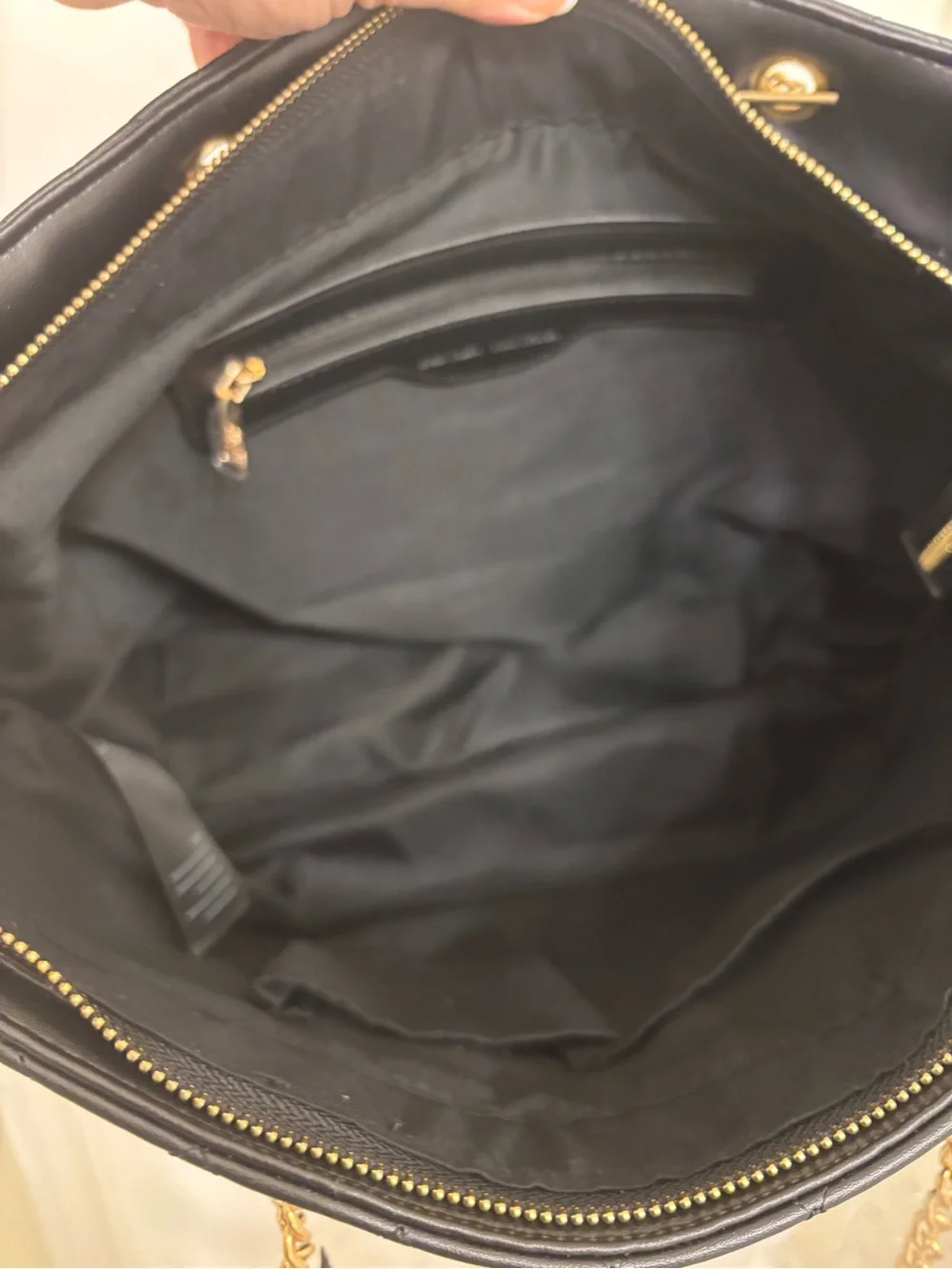 Badgley Mischka Diamond quilted large tote - NWT